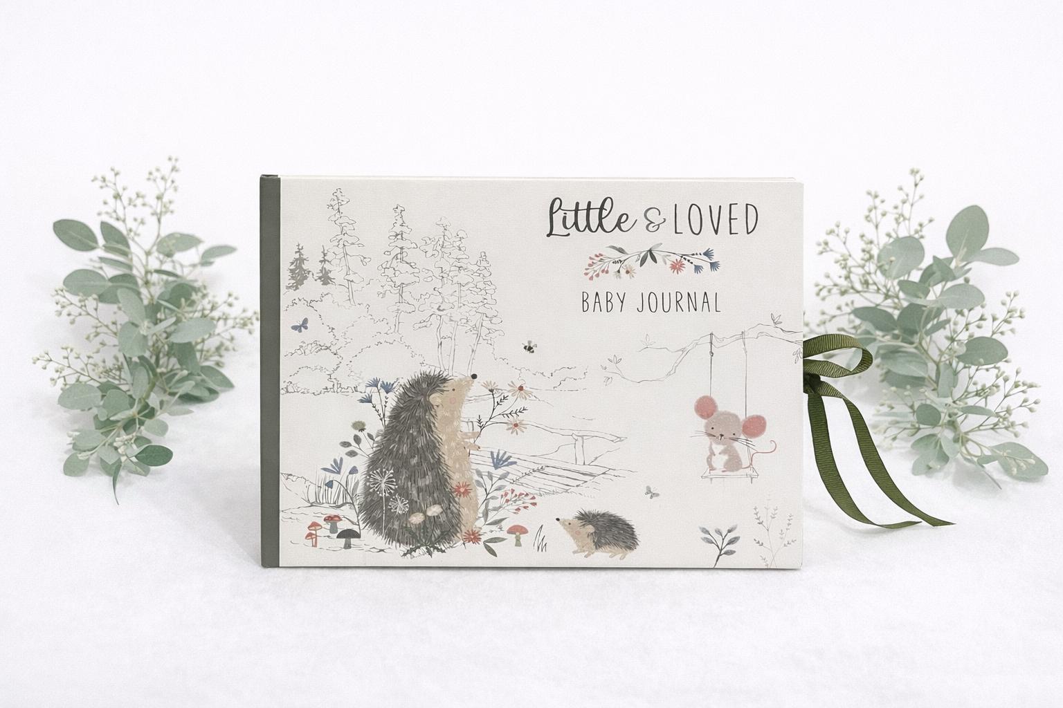 Baby Journal & Keepsake Frame Set - Personalised Baby Gift Box – Custom Name Blanket – Neutral New Baby Hamper