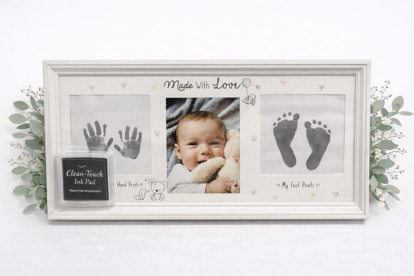Personalised Baby Keepsake Gift Box – New born Memory Frame Set