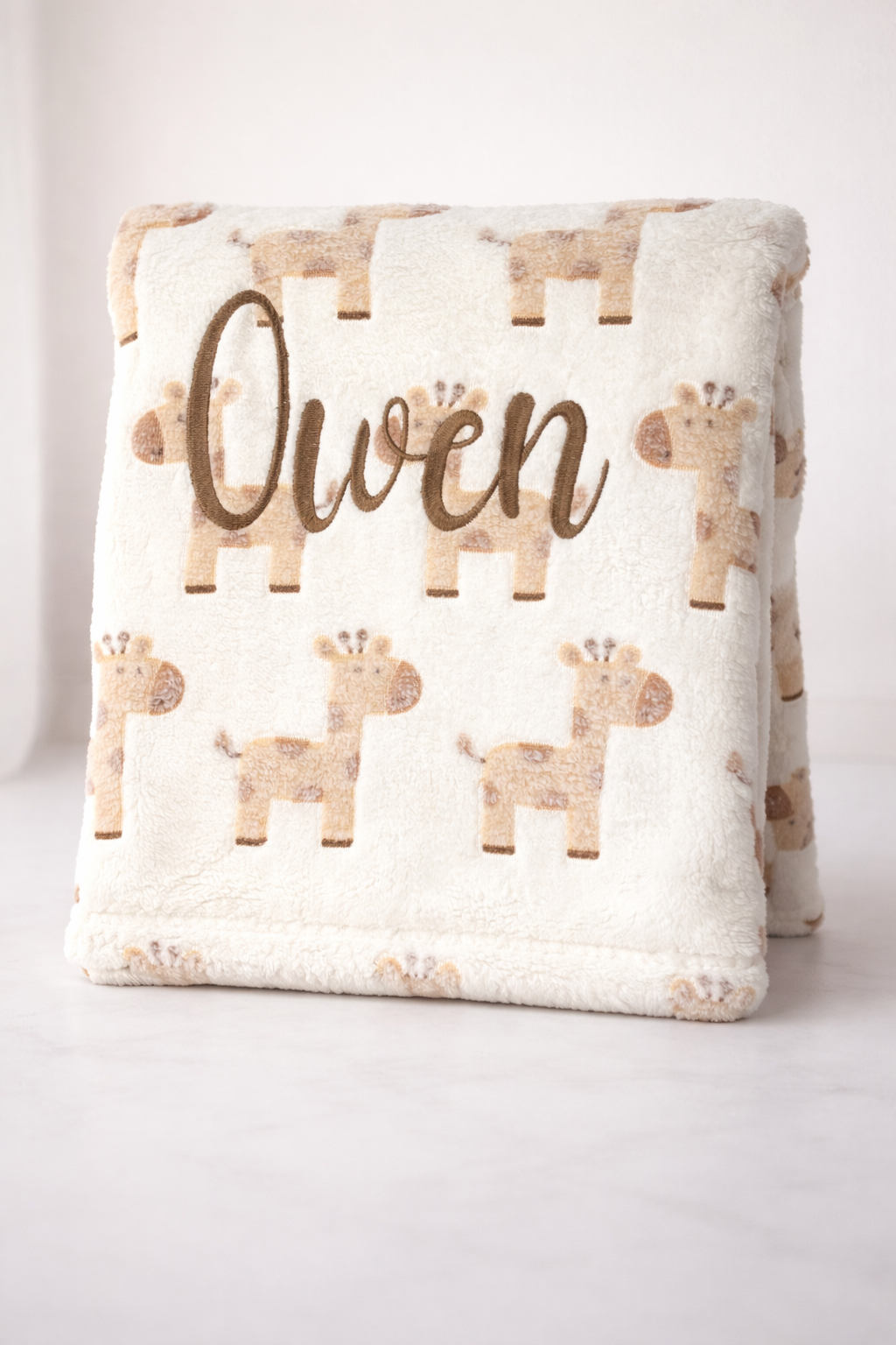 Personalised Giraffe Baby Gift Set