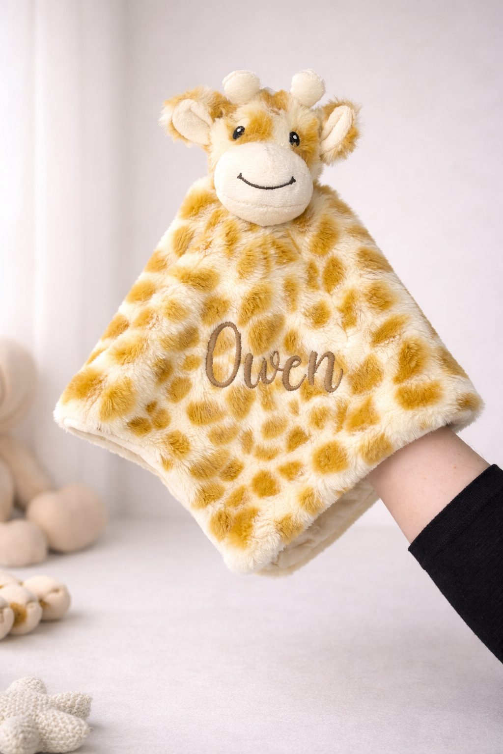 Personalised Giraffe Baby Gift Set