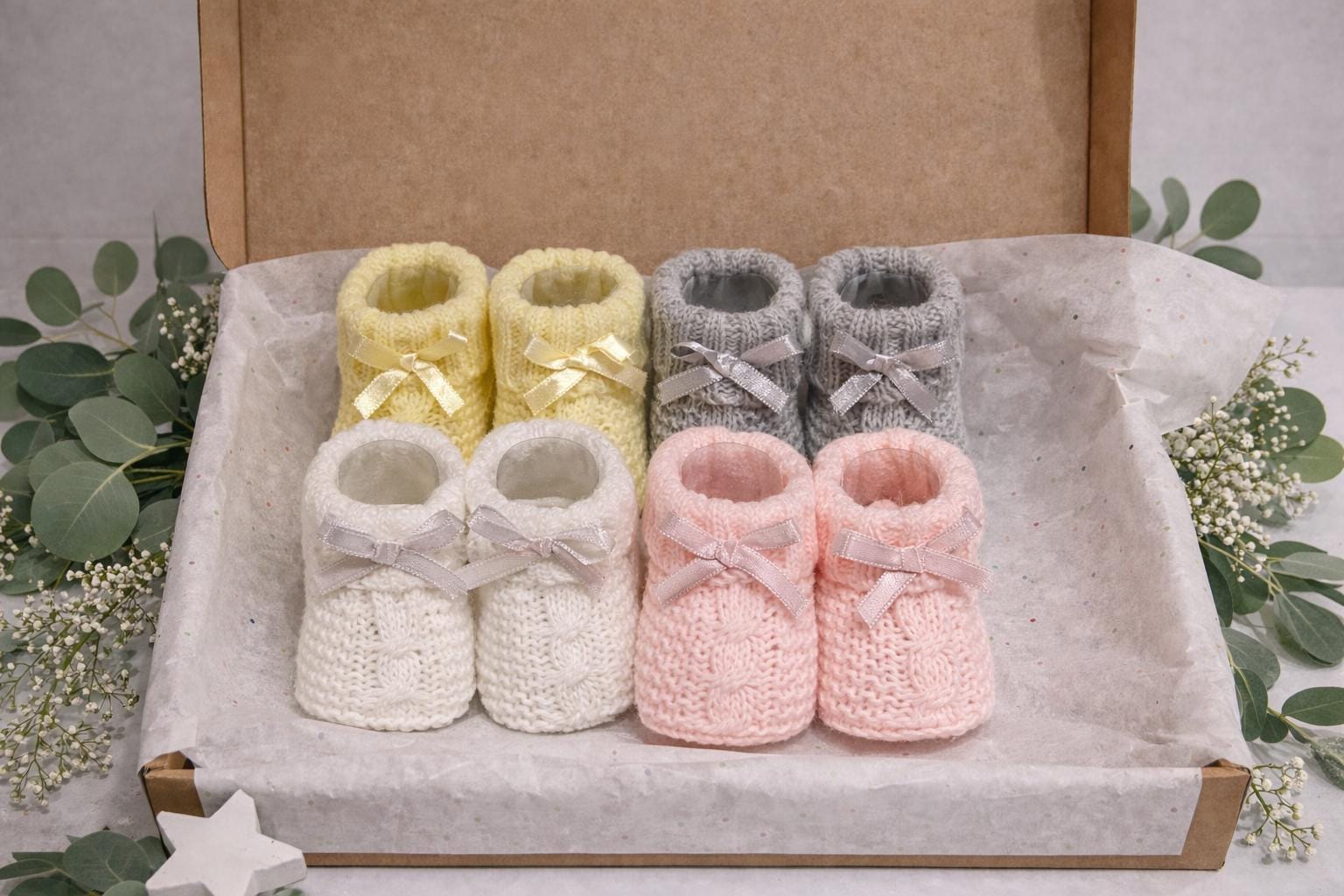 Personalised Baby Gift Set | Baby Shower Gift Box | Newborn Keepsake | Neutral Baby Gift