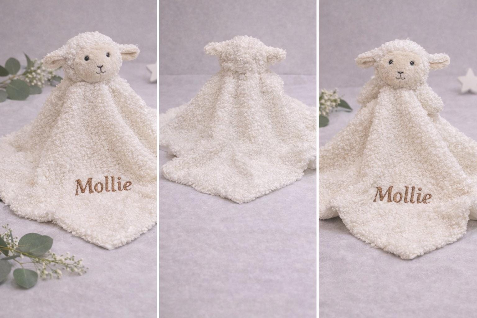 Personalised Baby Gift Set | Baby Shower Gift Box | Newborn Keepsake | Neutral Baby Gift| Lamb theme