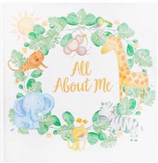 Personalised Giraffe Baby Gift Box