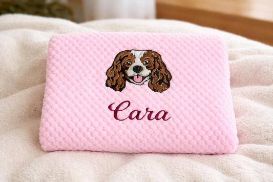 Custom Cavalier King Charles Spaniel Blanket